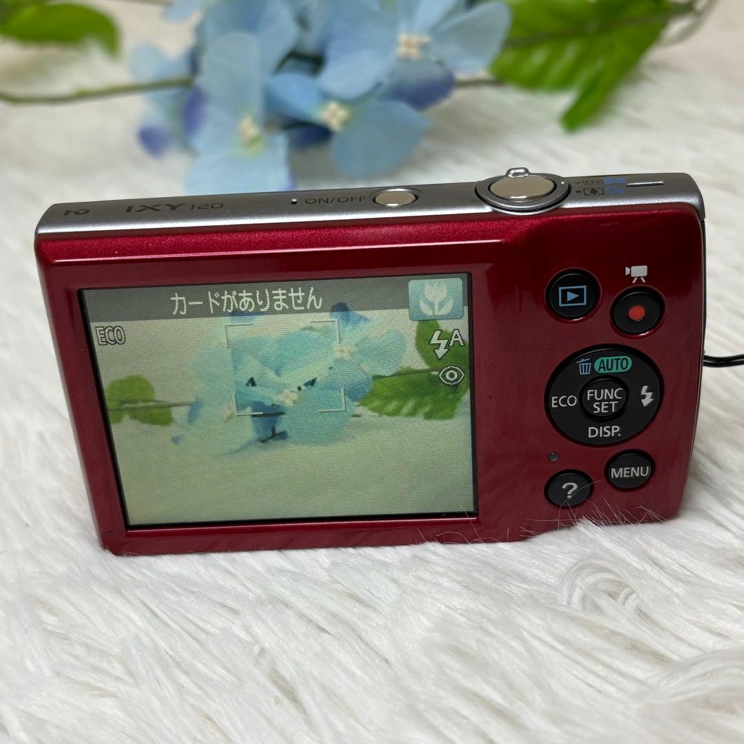 Canon カメラ IXY 120 PC2048 充電器 赤 コンデジ 動作品 - メルカリ