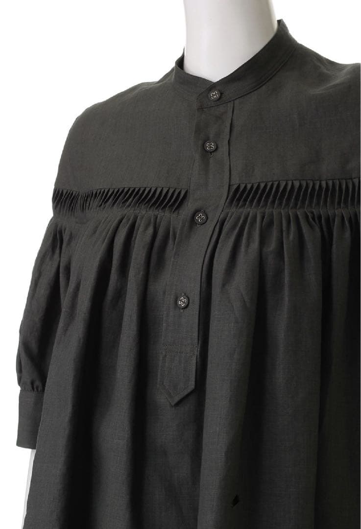 Scye サイ☆リネン タック パフスリーブブラウス☆試着のみ サイズ40