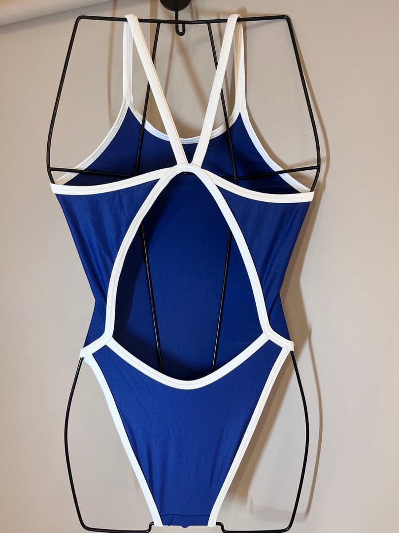 リアライズ水着 ハイレグ 競泳水着 廃盤モデル パイピングスク水タイプ サイズS