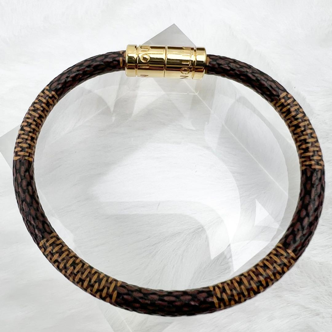 未使用✨ ルイヴィトン ブラスレ キープイット ダミエ M6139 15.5cm