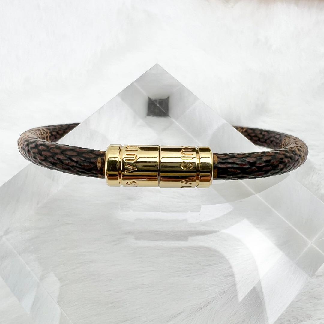 未使用✨ ルイヴィトン ブラスレ キープイット ダミエ M6139 15.5cm