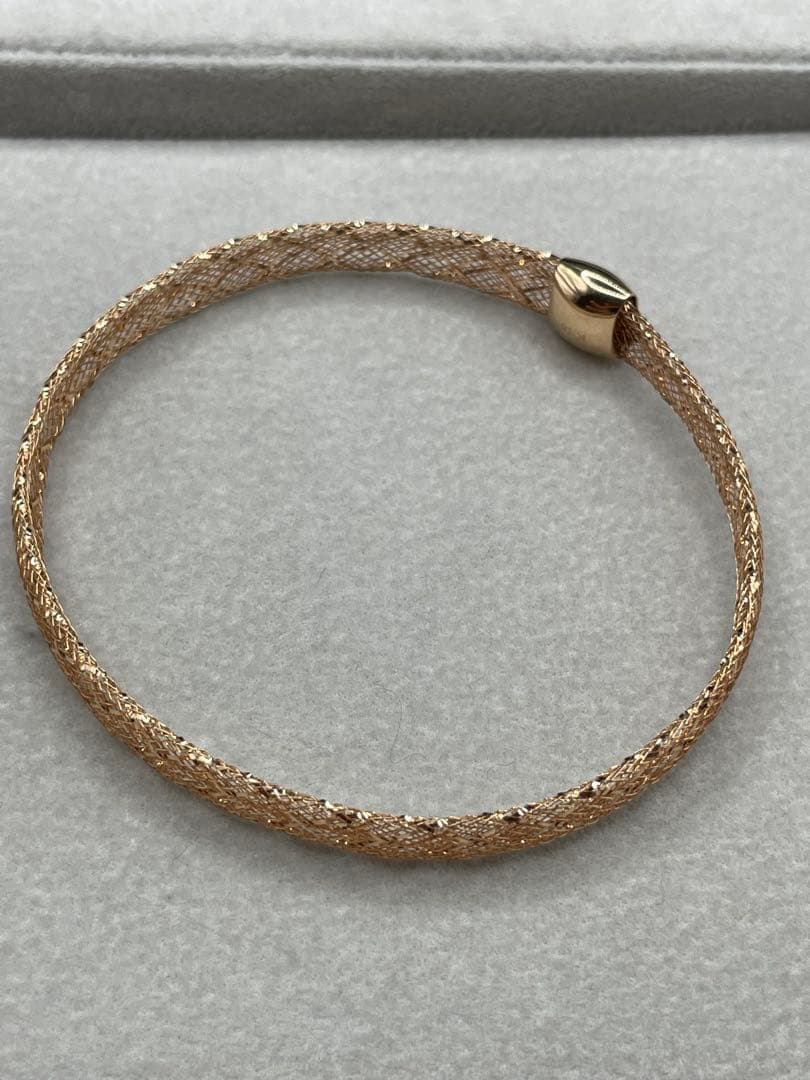 最終交渉可JA75★高級 K18PG メッシュブレスレット 2.56g