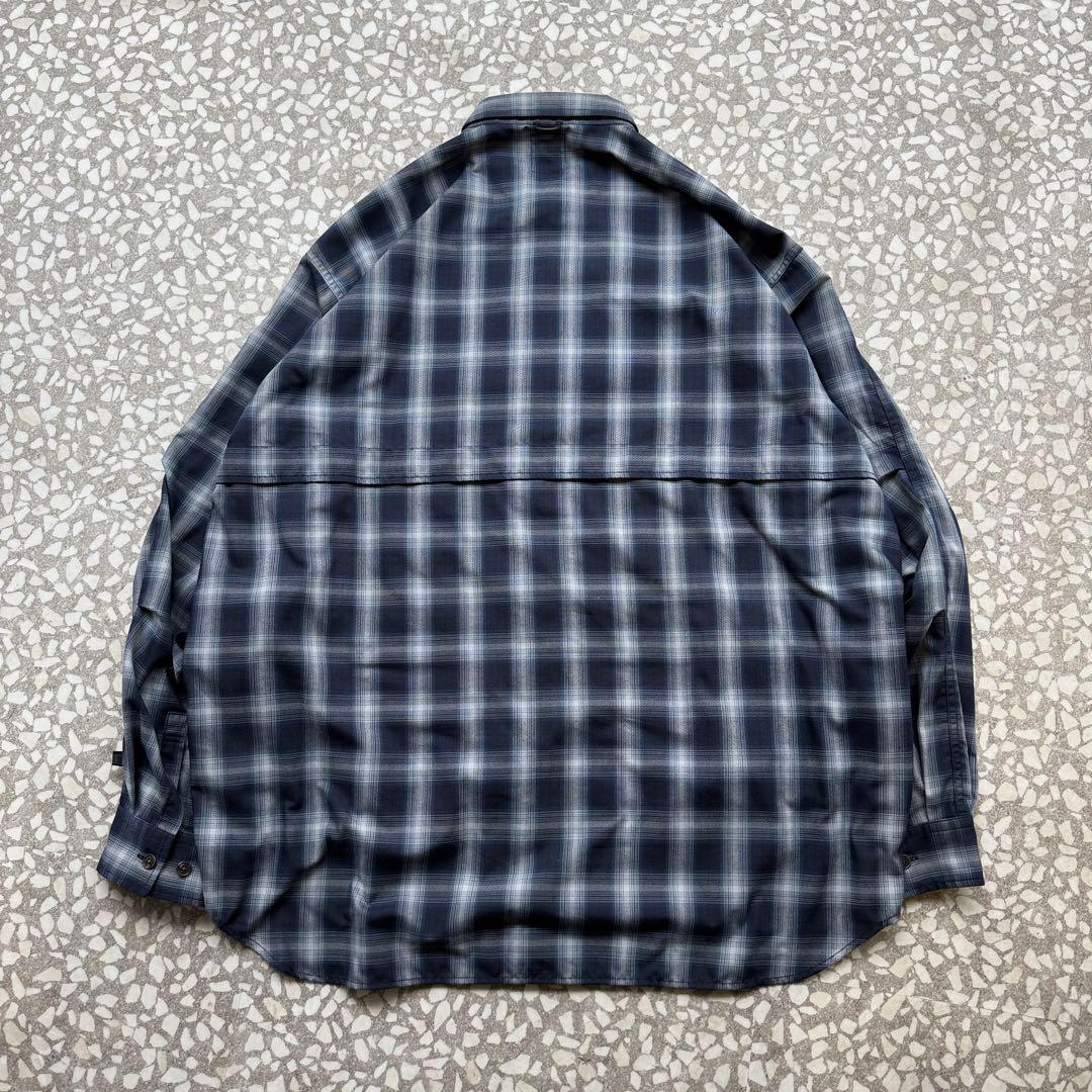 【雰囲気抜群、テック系】ダイワ長袖シャツ古着マルチポケット田中シェン有原みゆ紀
