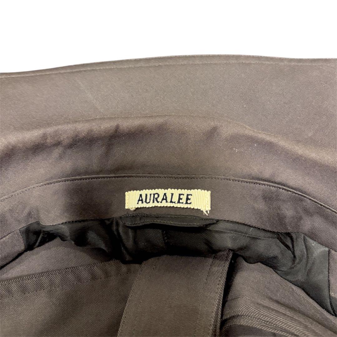 AURALEE シャンブレーツイル 中綿 ステンカラー パテッド コート