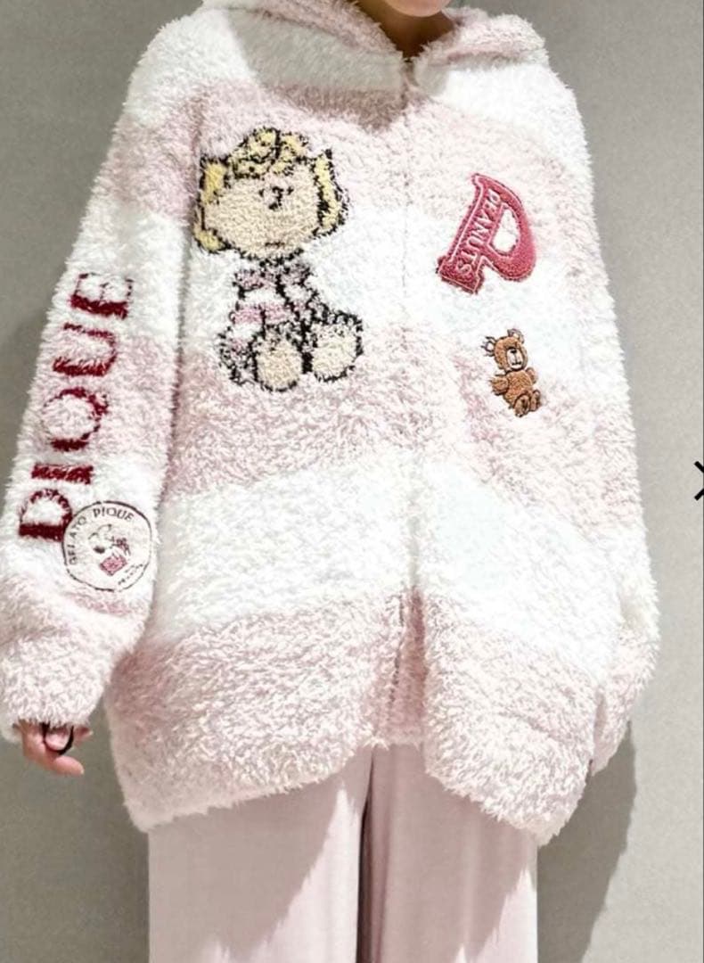 gelato pique ジェラピケ スヌーピー ルーシー パーカー 試着のみ