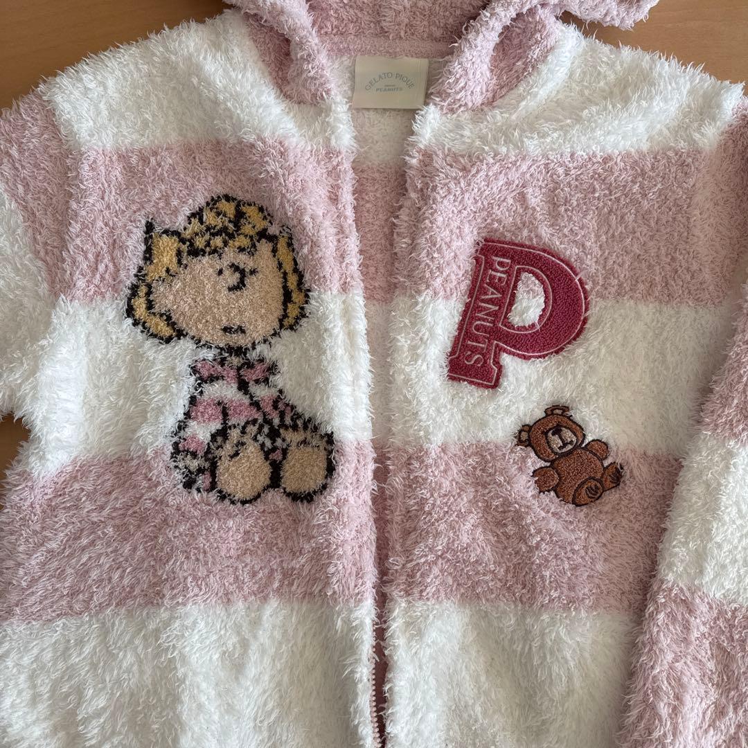 gelato pique ジェラピケ スヌーピー ルーシー パーカー 試着のみ