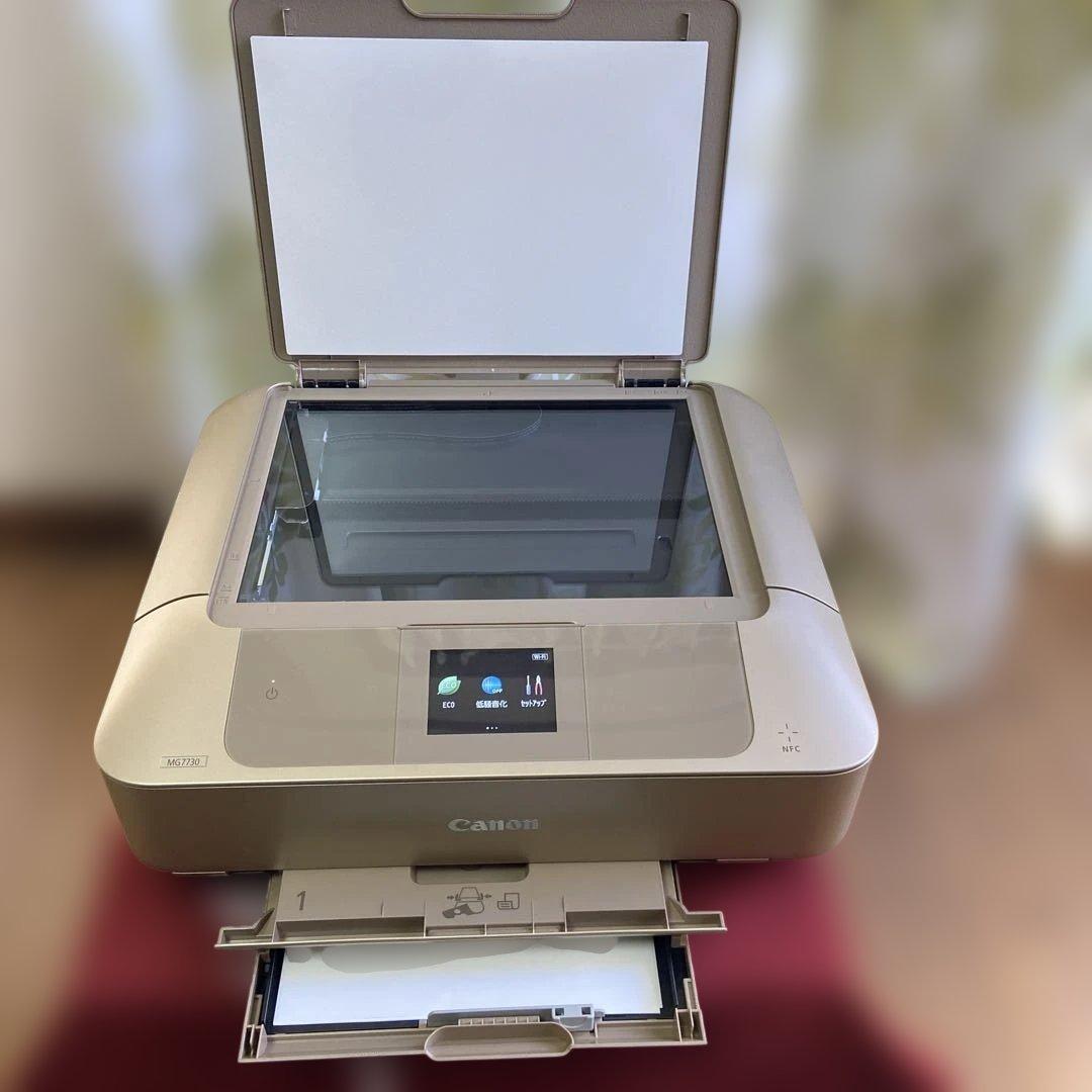 Canon プリンター MG7730 ゴールド 印刷枚数201-250 動作美品 - メルカリ