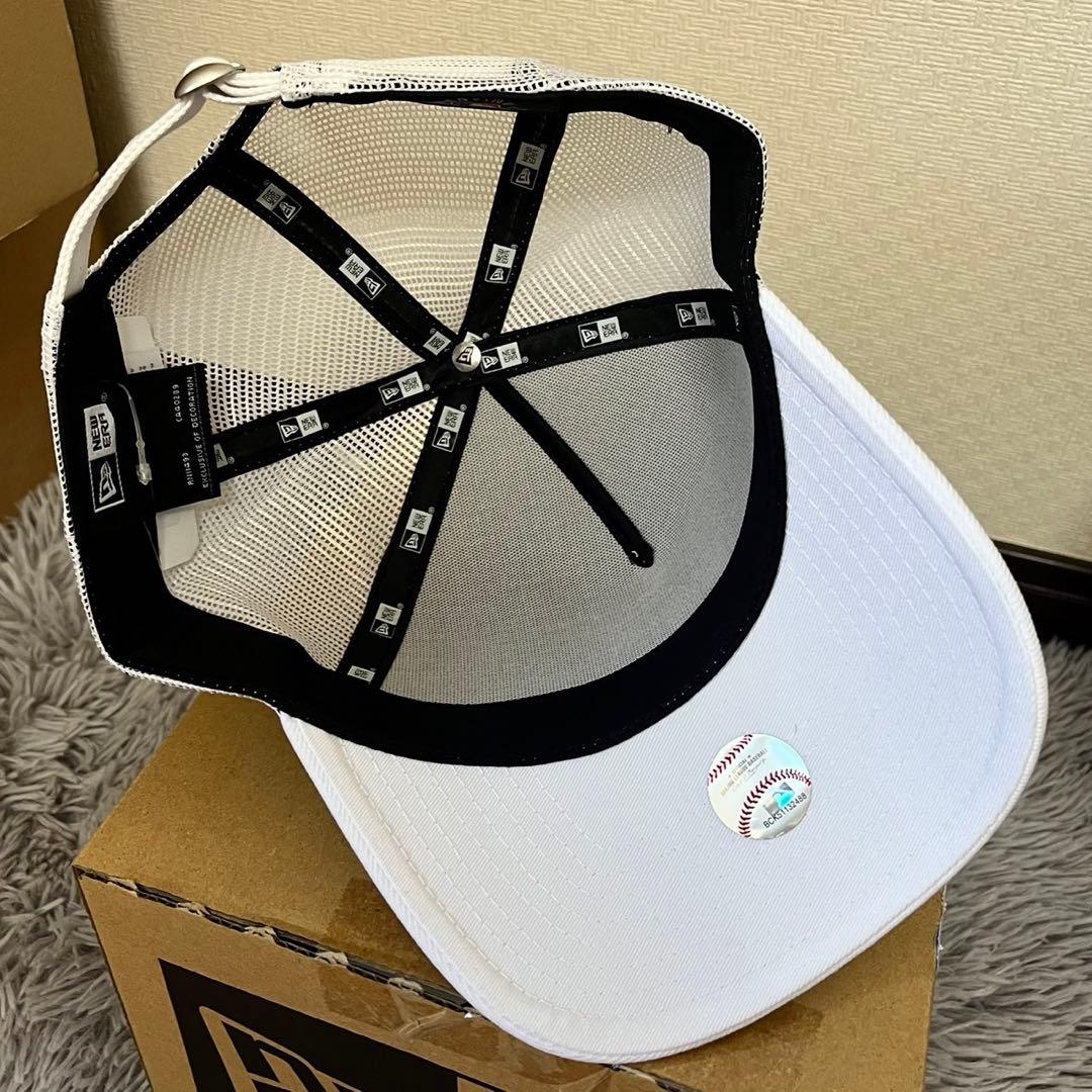 ニューエラ キャップ 帽子 NY ヤンキース ラインストーン メッシュ