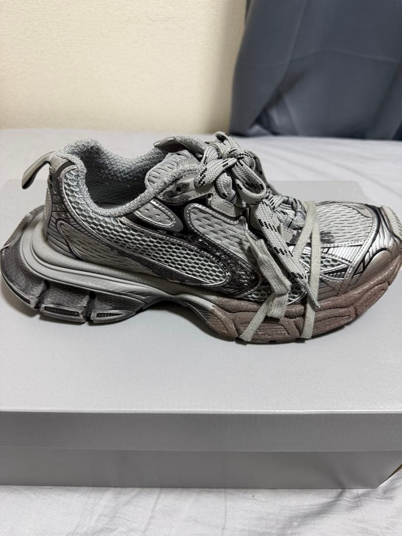 靴 BALENCIAGA 3XL Sneaker Worn-Out \"Gray\"