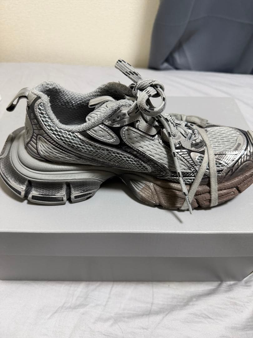 靴 BALENCIAGA 3XL Sneaker Worn-Out \"Gray\"