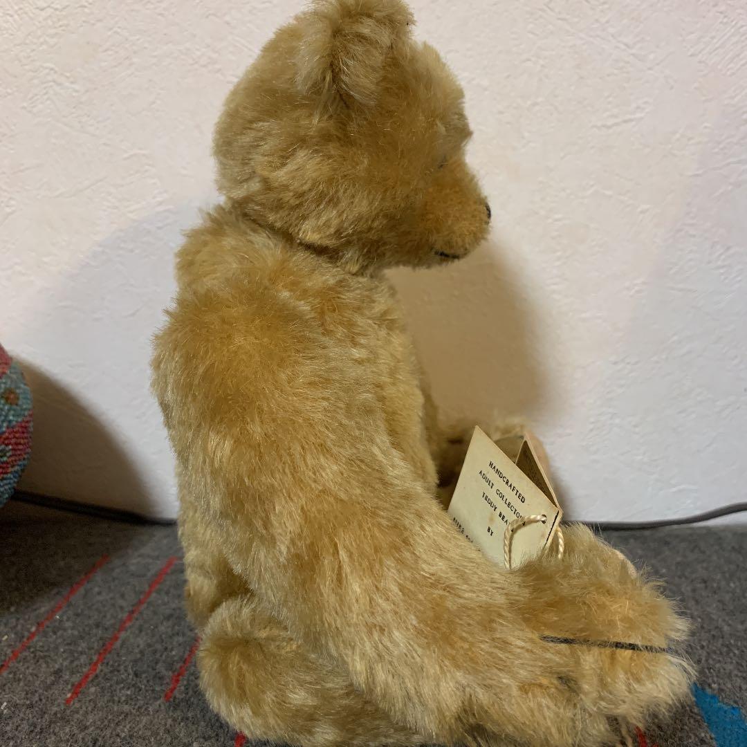 イギリス 作家もの テディベア 1996年製 モヘア