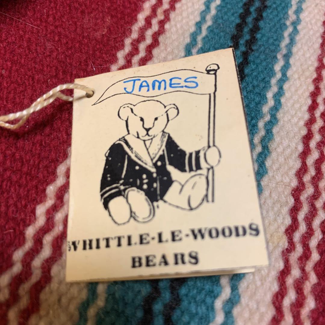 イギリス 作家もの テディベア 1996年製 モヘア