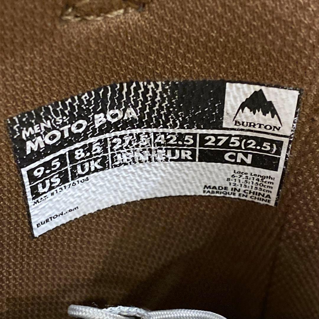 【即日発送_送料無料】BURTON スノボブーツ　MOTO BOA 27.5cm