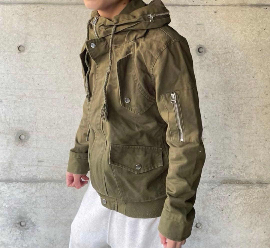 00s archive ミリタリーギミックジャケット y2k 裏原 - メルカリ