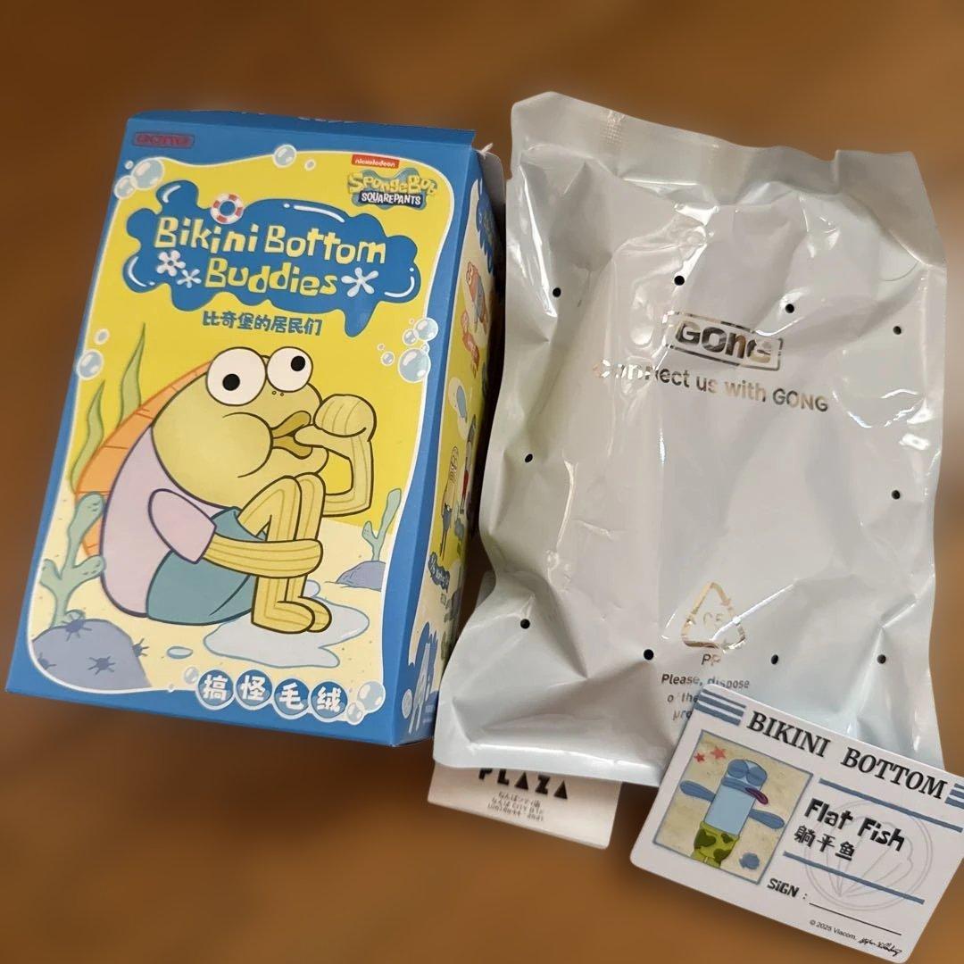 新品・未開封！スポンジボブ popmart 魚 【Flat fish】 - メルカリ