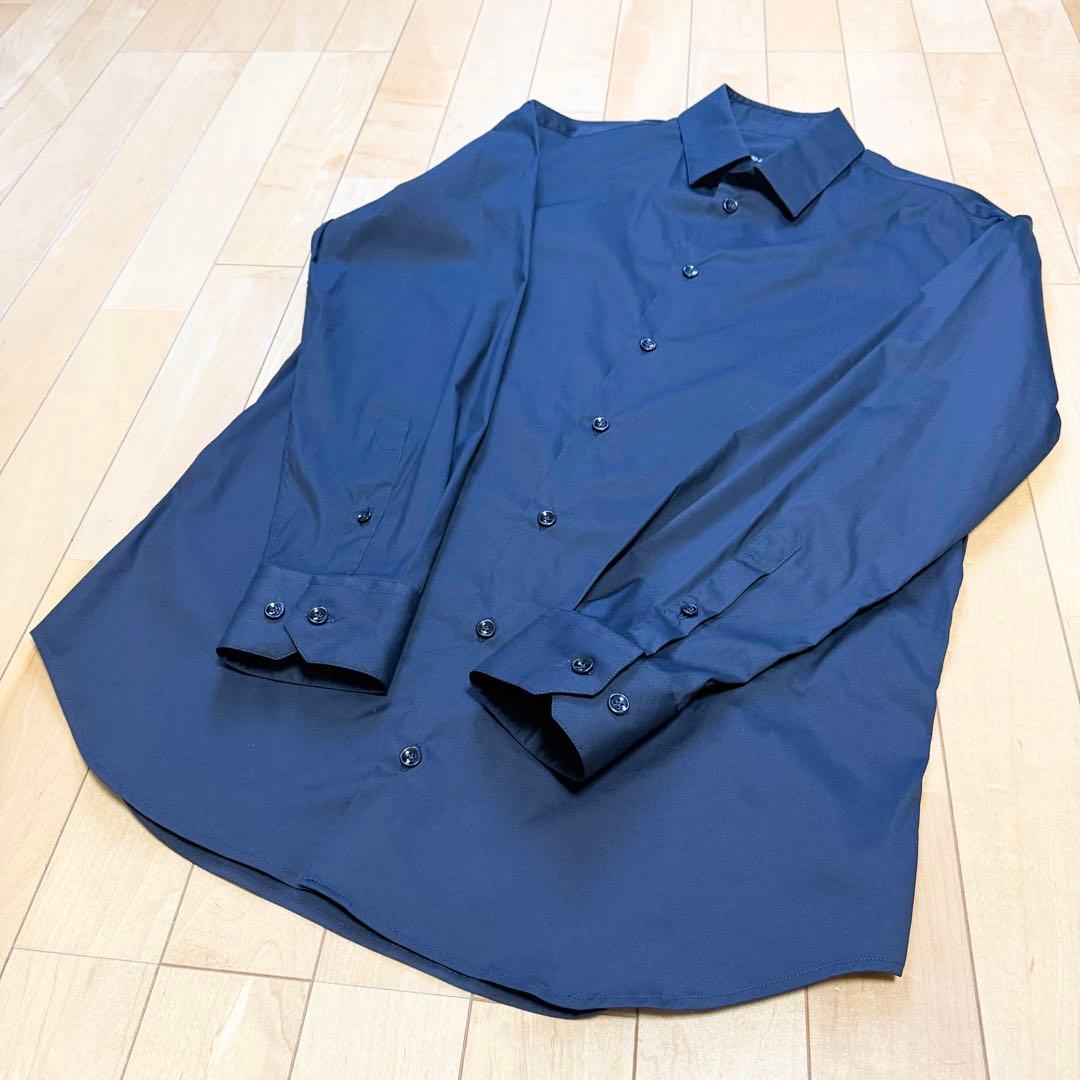 極美品】 国内正規 ジョルジオアルマーニ 長袖シャツ 黒ラベル