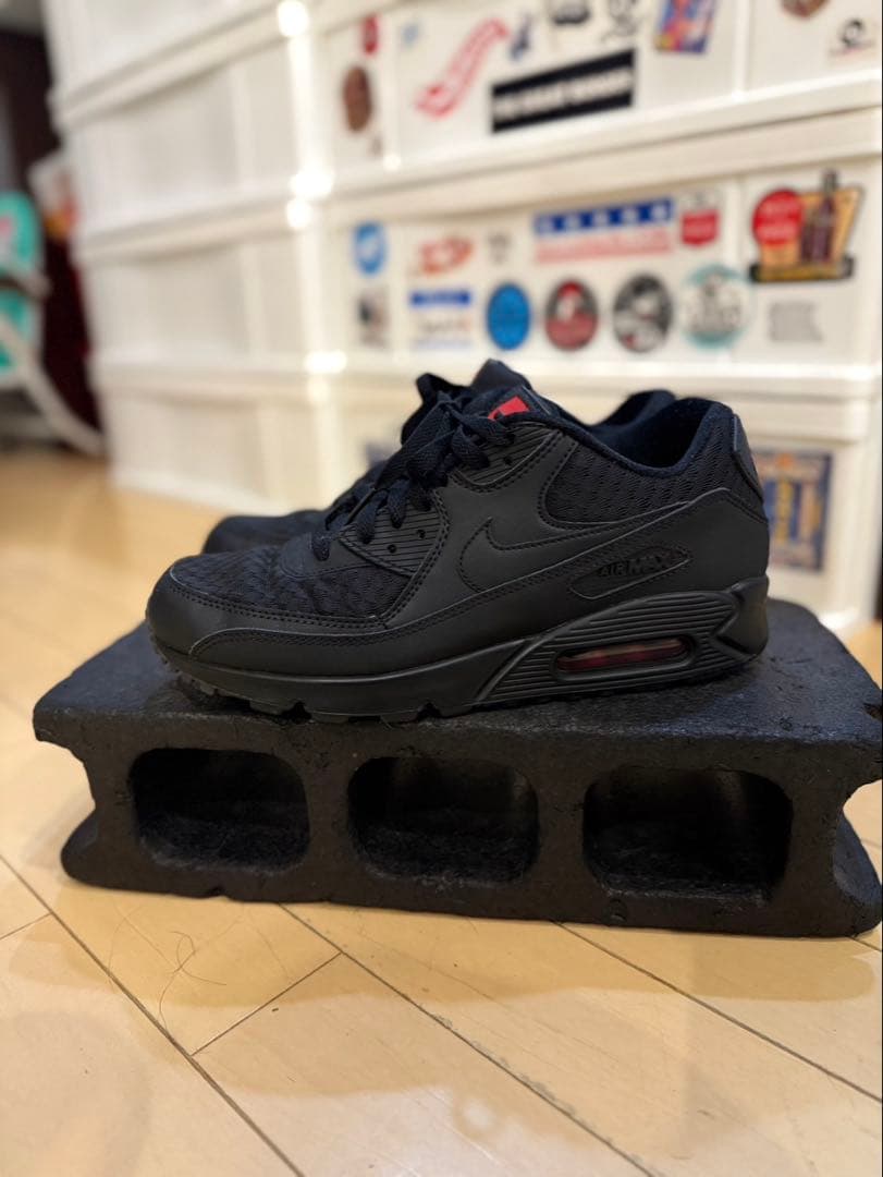 【美品】27.5cm NIKE エアマックス90 ブラック