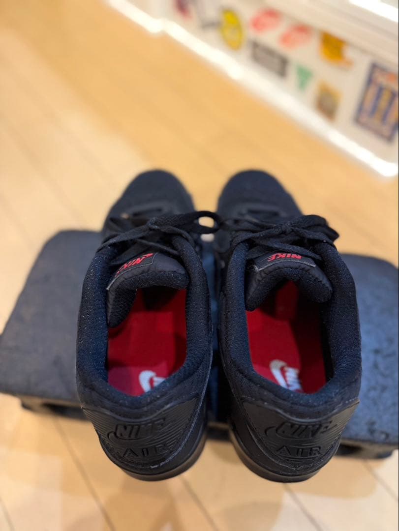 【美品】27.5cm NIKE エアマックス90 ブラック