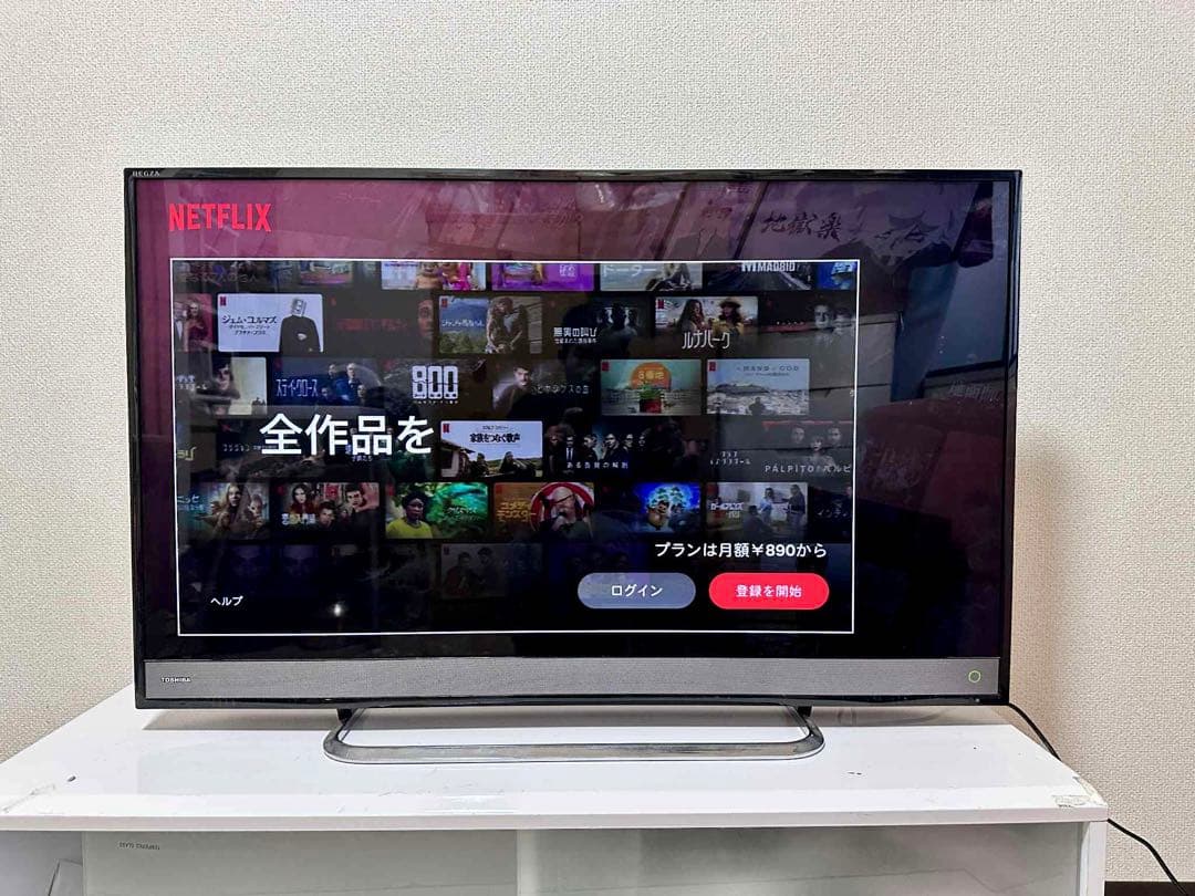 4K REGZA／Netflix、YouTube】東芝 40型液晶テレビ - メルカリ