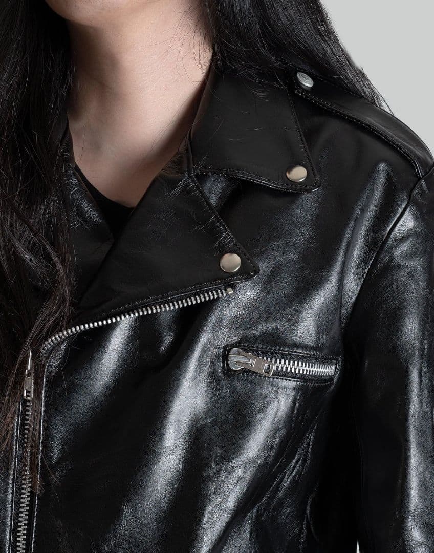 blackmeans 23SS カウレザー ダブルライダースジャケット - メルカリ