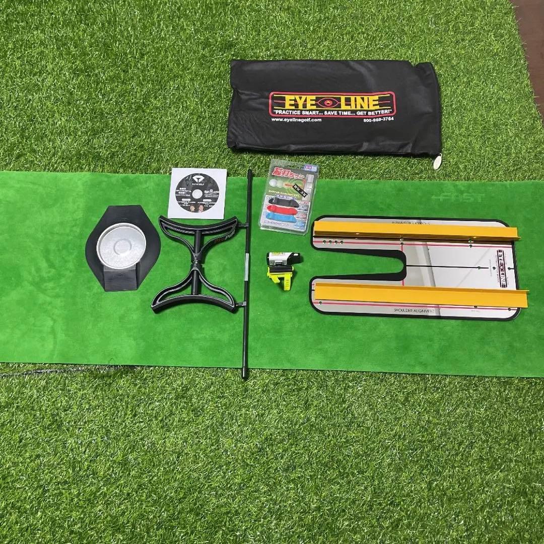 パターマット　セット パターマット 9点セット パター練習 アプローチ パターカップ 距離感