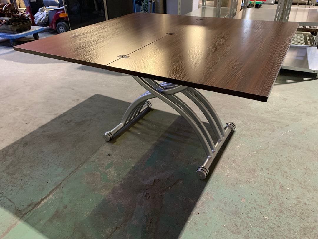 OZZIO サリスカンディ ダイニングテーブル 昇降式テーブル 天板拡張