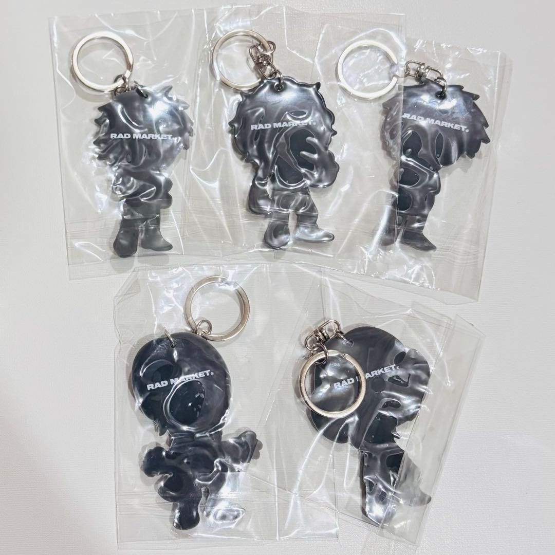 【未使用】the GazettE ラバーキーホルダー 全5種類セット ラバキー