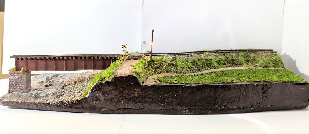 カ*チ様 Ｎゲージ・ジオラマ展示台【5月のローカル線】