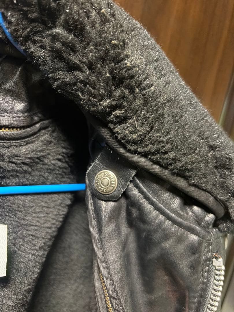 SCHOTT フライトジャケット レザーブルゾン ライダース 198SM - メルカリ