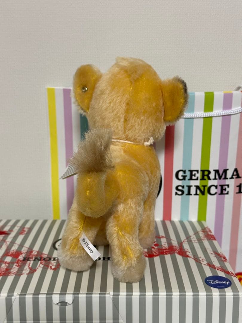 【数量限定生産品】シンバ　Steiff ライオンキング　ぬいぐるみ
