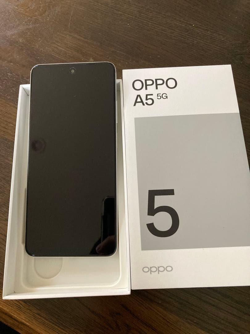 OPPO A5 5G OPG06 本体 ホワイト　新品動作確認のみ OPPO A 新品未使用 A5 5G OPG06 [ホワイト/白] AU UQ SIMフリー SIM