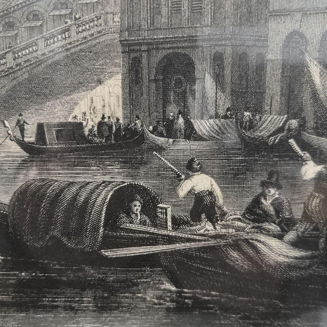 水辺の風景 木製フレーム