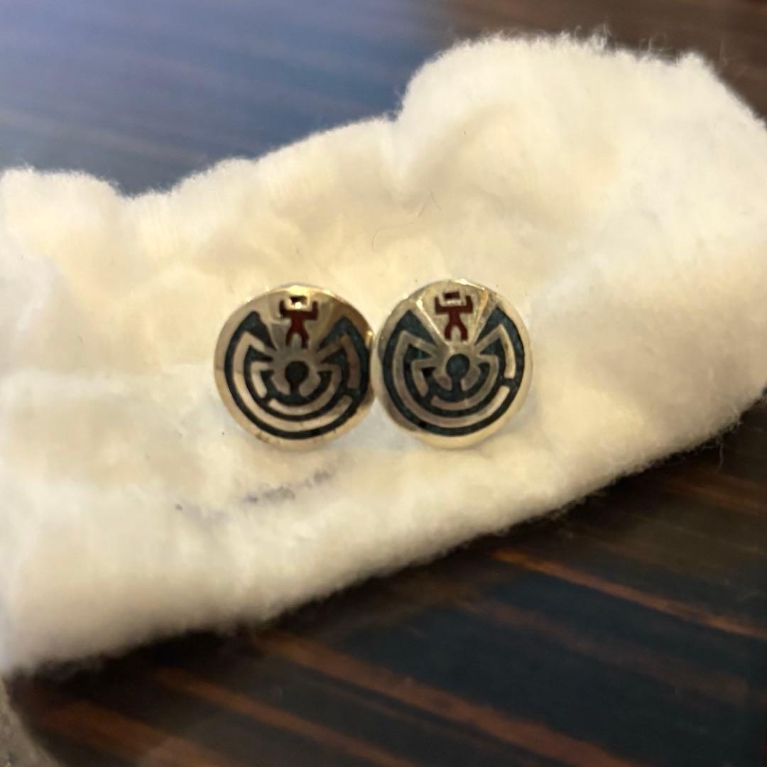 マンインザメイズ Hopi インディアンジュエリー ピアス - メルカリ