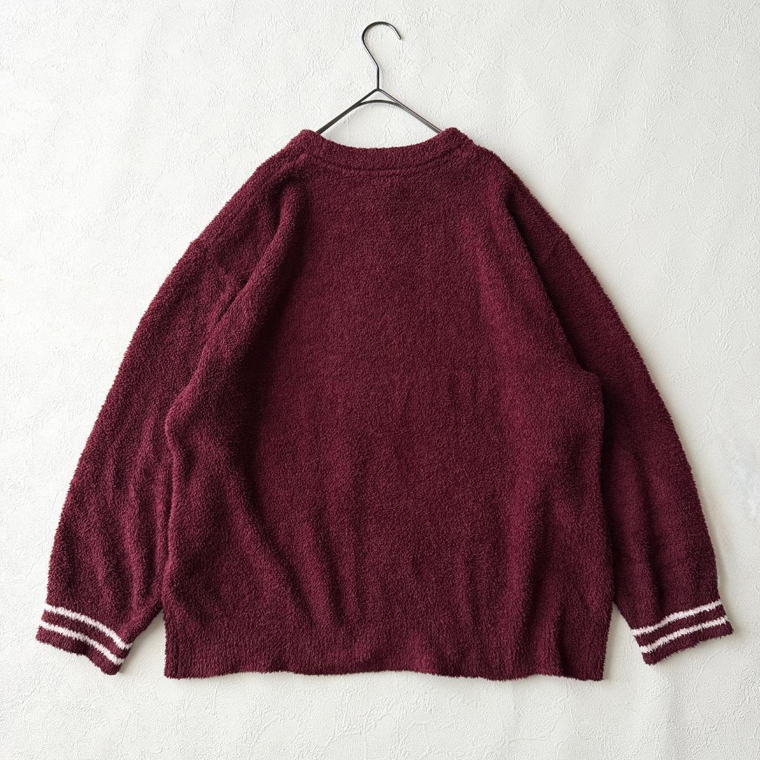 ジェラートピケ ルームウェアセット ベア 上下 ボルドー バーガンディ