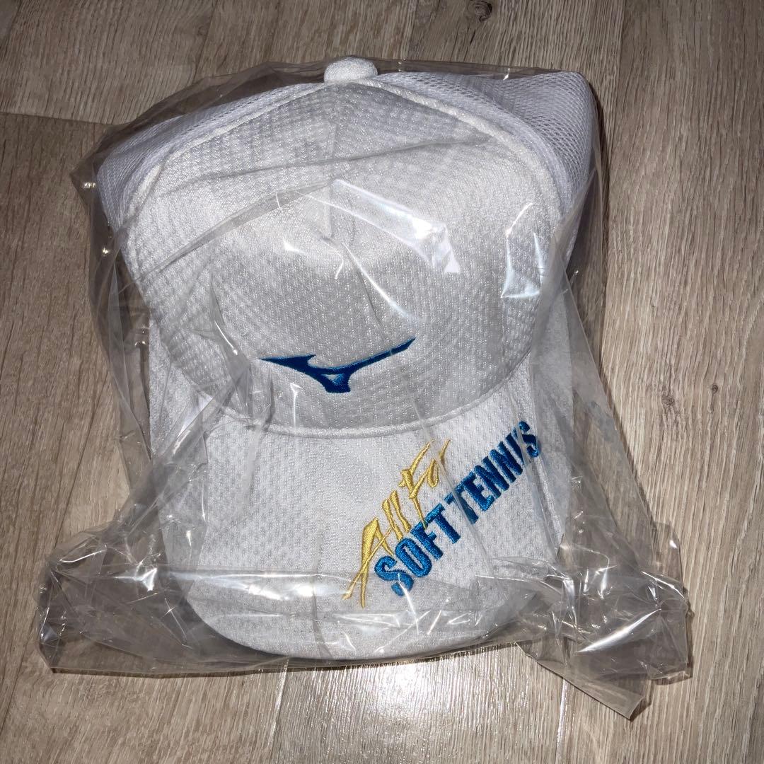 ミズノ ソフトテニス キャップ 限定 懸賞品 D FORCE
