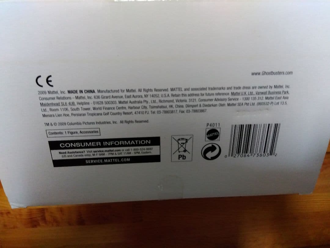 ●ゴーストバスターズ フィギュア 12インチ イゴンスペングラー博士 マテル