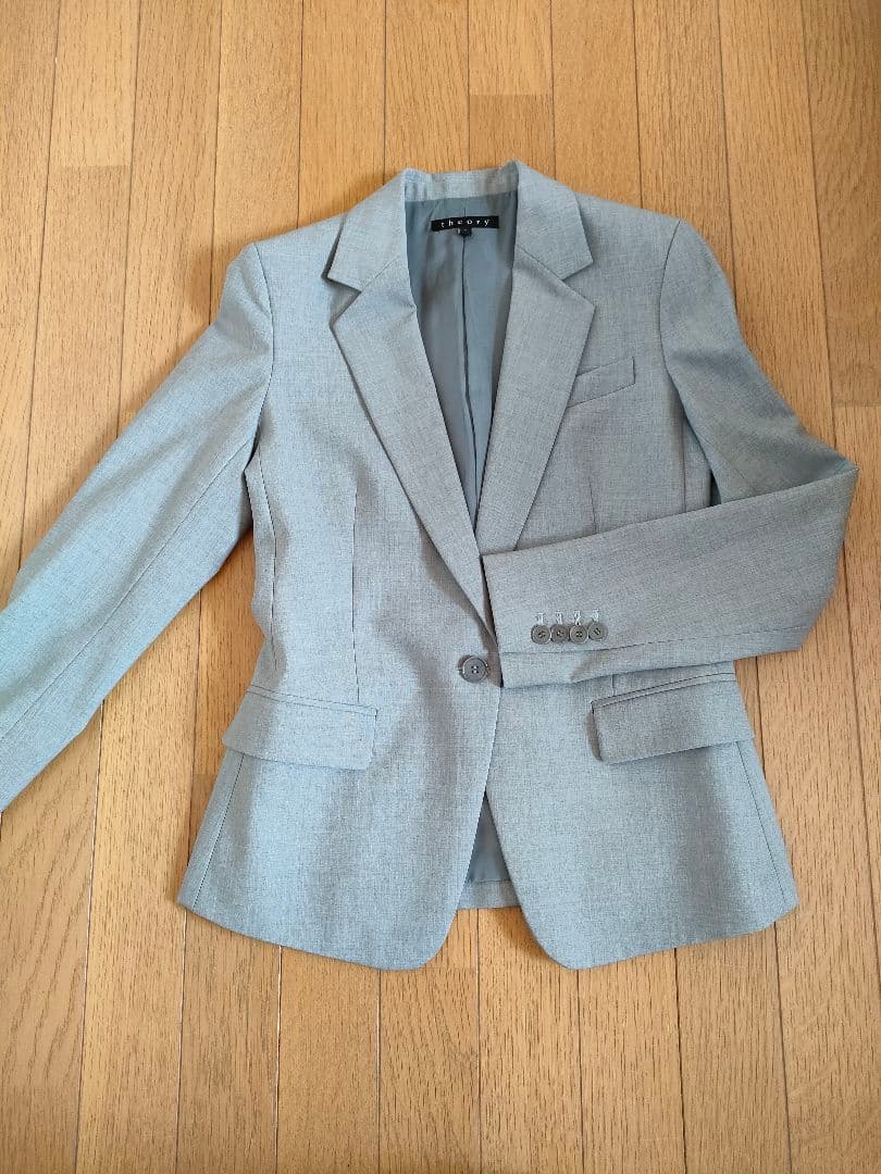 theory セオリー パンツ スーツ グレー0 ジャケット - メルカリ