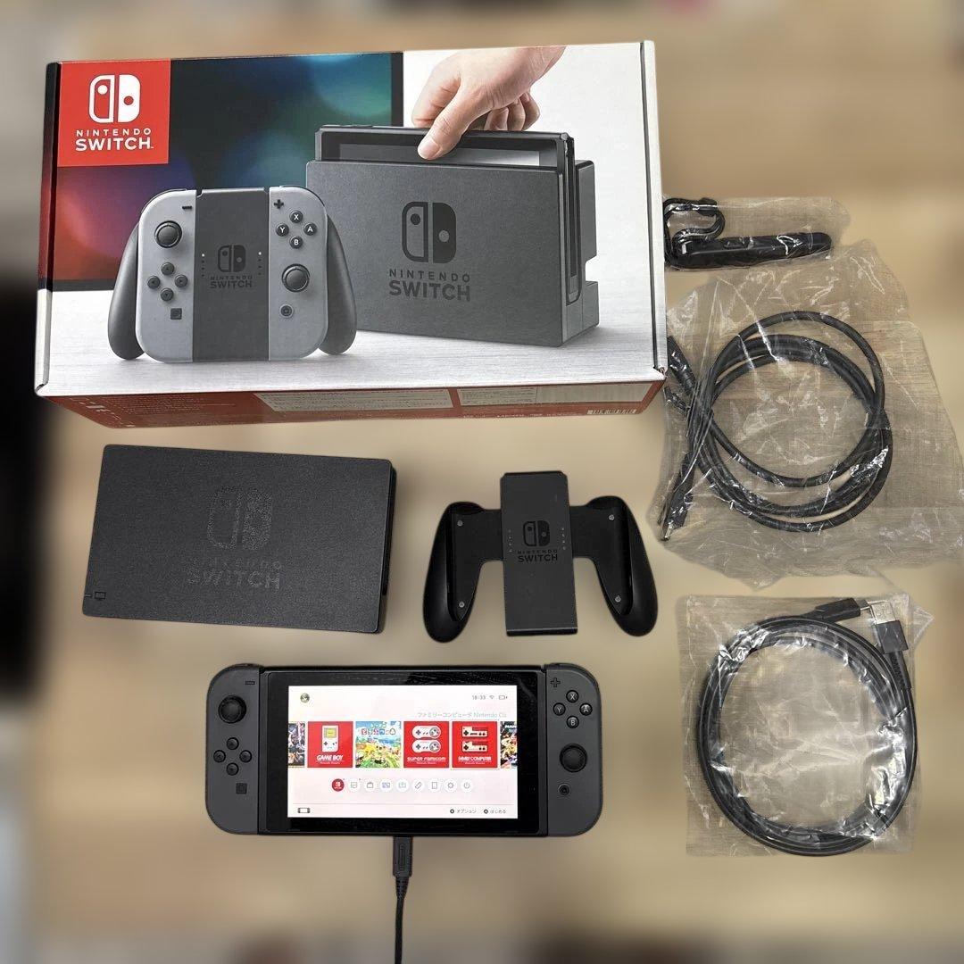 Nintendo Switch 本体 グレー　スプラトゥーンProコンセット Switch「Nintendo Switch Proコントローラー スプラ