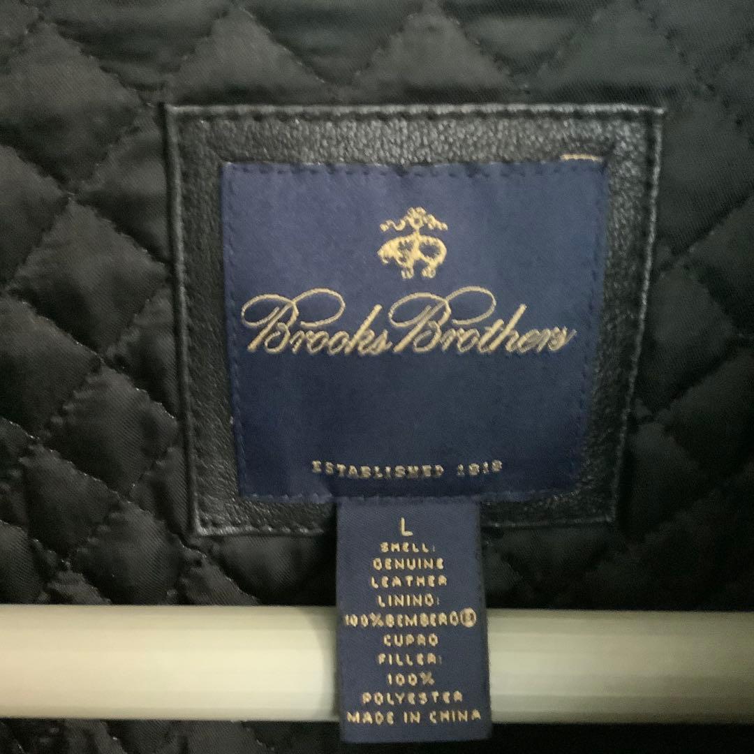 売切り】極美品 ブルックスブラザーズ レザー 羊革 シングル