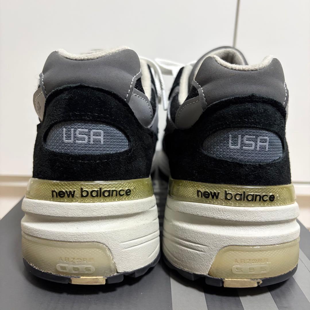 New Balance M992EB 27.5cm ブラック/グレー　美品