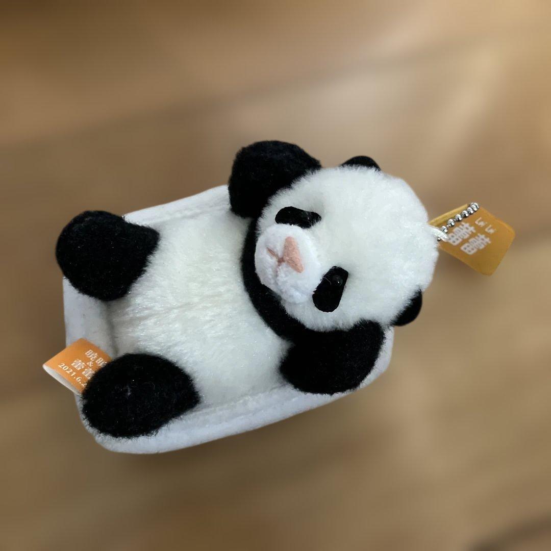 上野動物園 ジャイアントパンダ ぬいぐるみ キーホルダー 蕾蕾