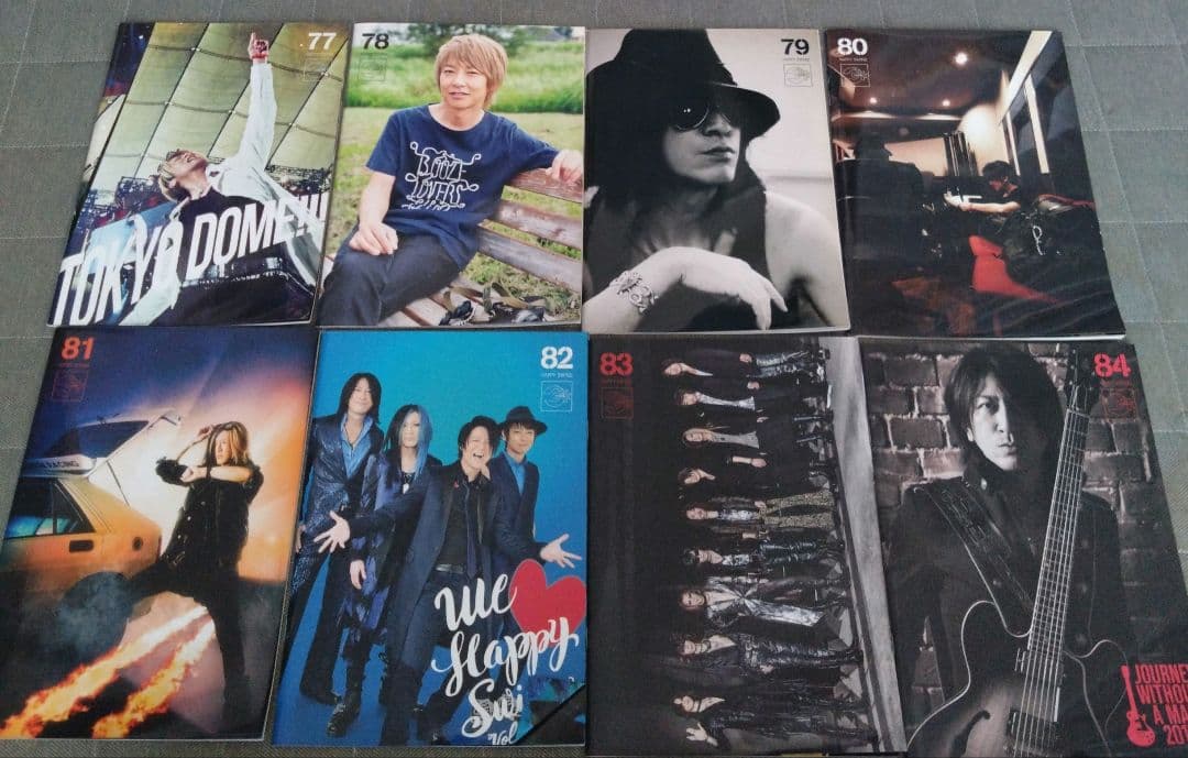 GLAY 会報VOL69〜100とグレニチHAPPY TIMES VOL2〜4