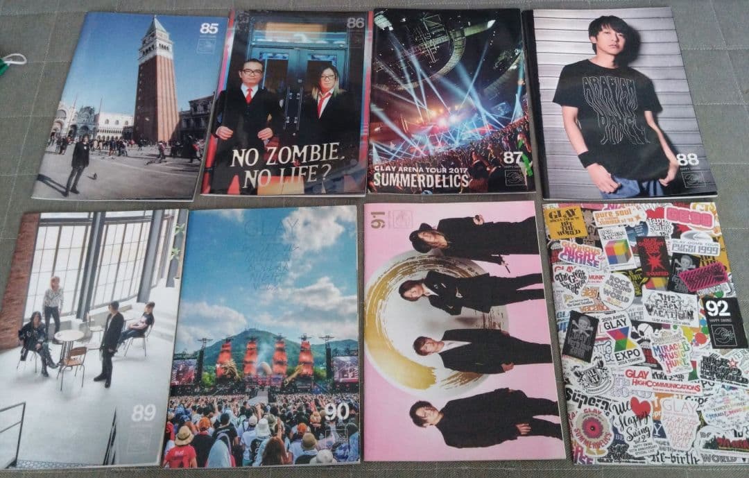 GLAY 会報VOL69〜100とグレニチHAPPY TIMES VOL2〜4
