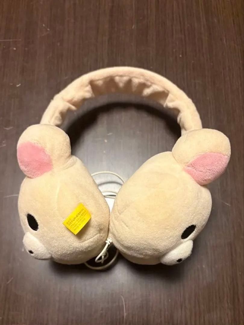 【美品】コリラックマ ぬいぐるみヘッドホン サンエックス 生産終了　激レア品