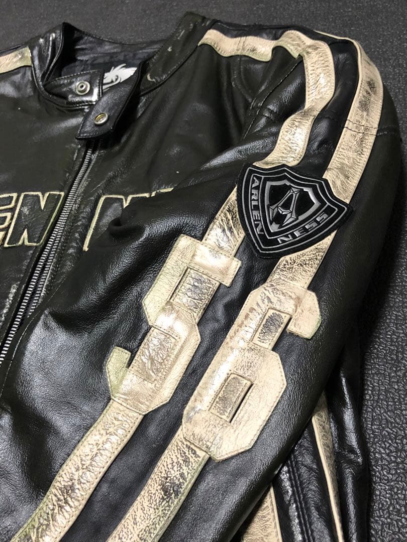 シングルライダース XL 羊革 シープスキン ARLENNESS アレンネス