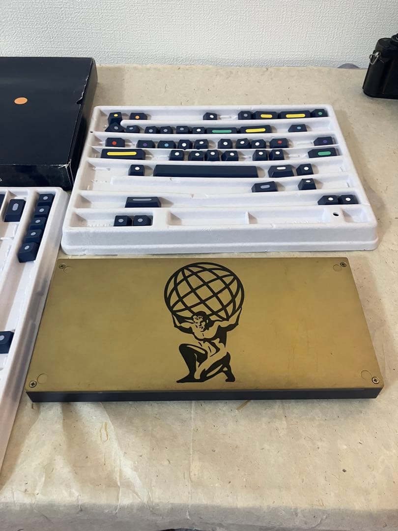 GB品】自作キーボード Atlas ＋ GMK Dots セット（オーソリニア - メルカリ