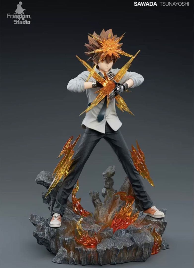 家庭教師ヒットマンREBORN! 沢田綱吉 ガレージキット ガレキ スタチュー⑤