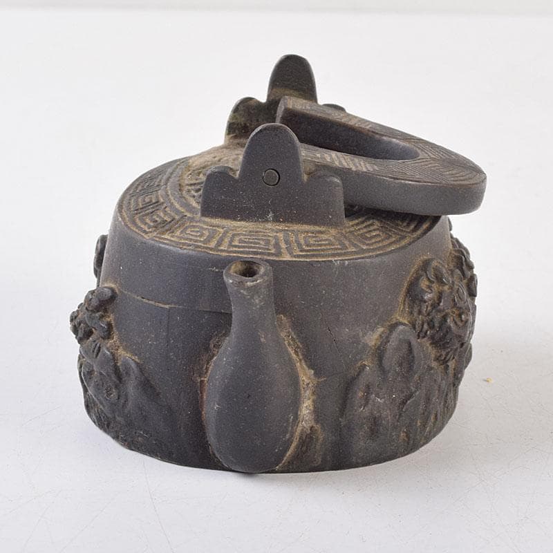 中国 古銅 神獣雷刻 水滴 書道具 V R9176 - メルカリ