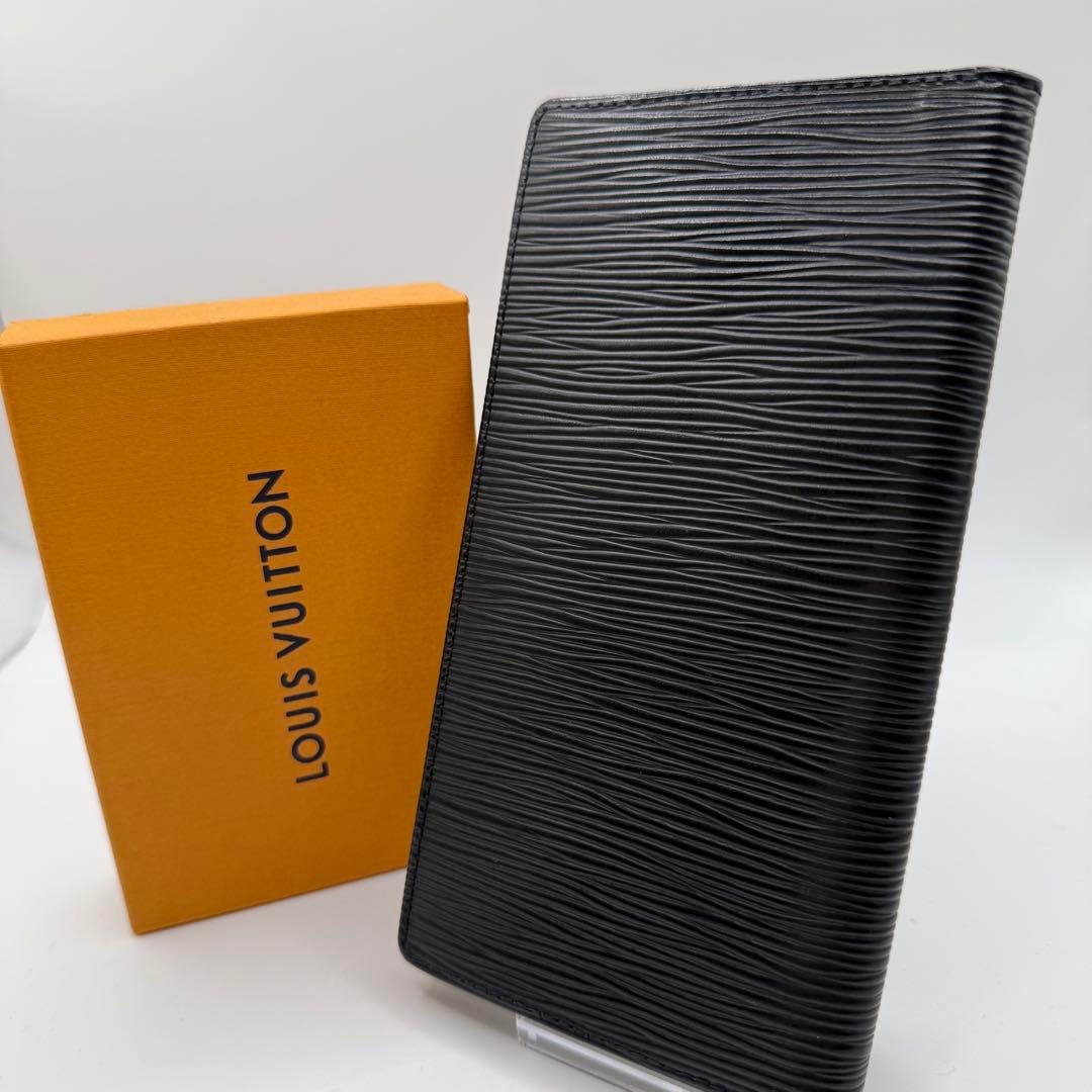ルイヴィトン Louis Vuitton エピ 長財布 ブラック - メルカリ