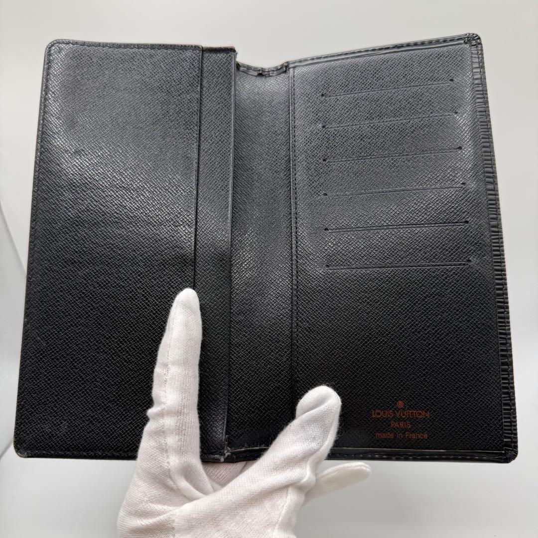ルイヴィトン Louis Vuitton エピ 長財布 ブラック - メルカリ